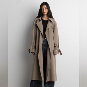 Oak and Fort - Oversized Trench Coat - Small - Like New